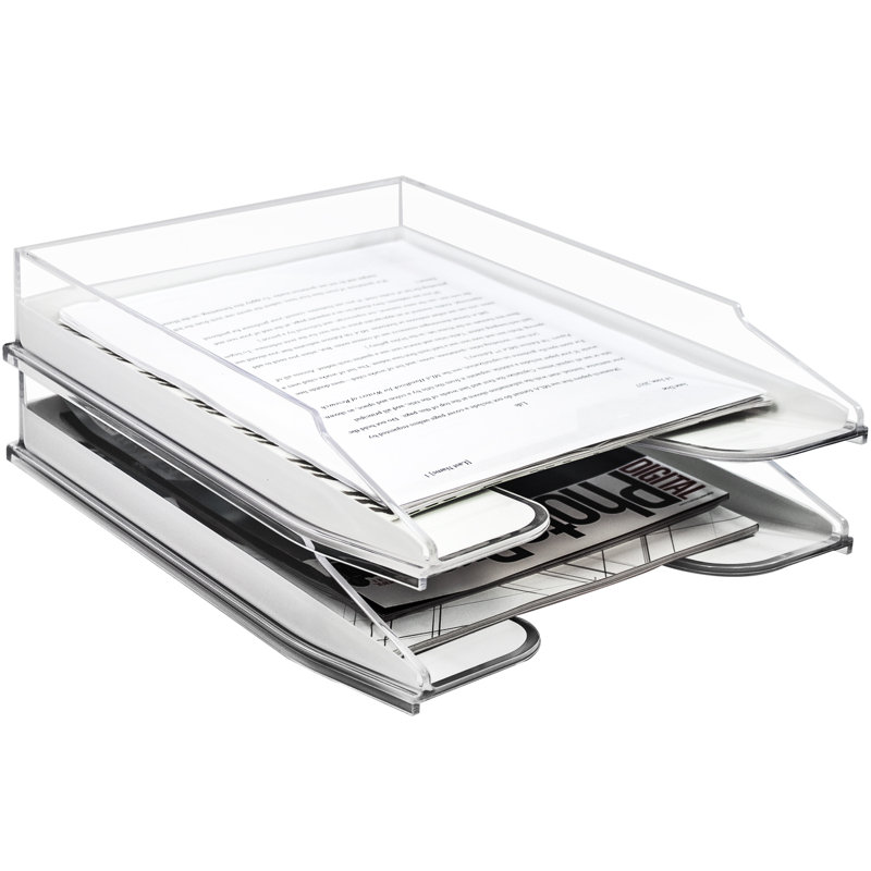 Rebrilliant Acrylic Desk Organizer & Reviews Wayfair